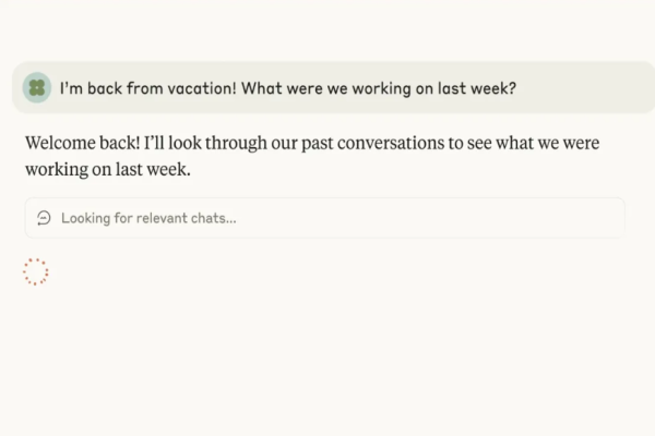 Chatbot Claude của Anthropic giờ đây có thể ghi nhớ các cuộc trò chuyện trước đây của bạn